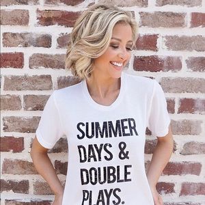 LLG baseball short sleeve top